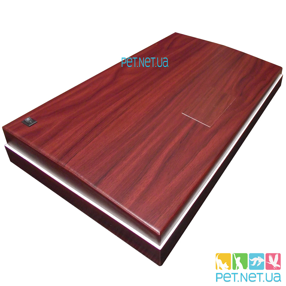 Aquarium of rectangular mahogany color 1