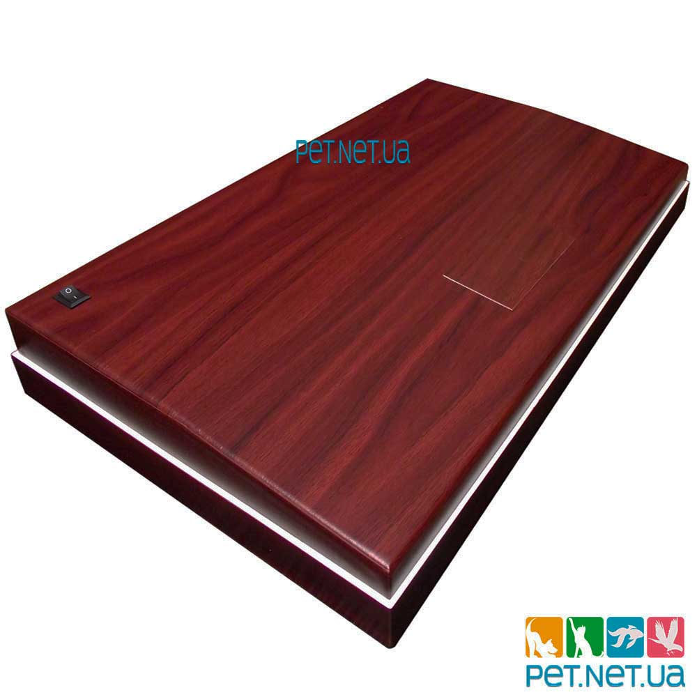 Aquarium of rectangular mahogany F 