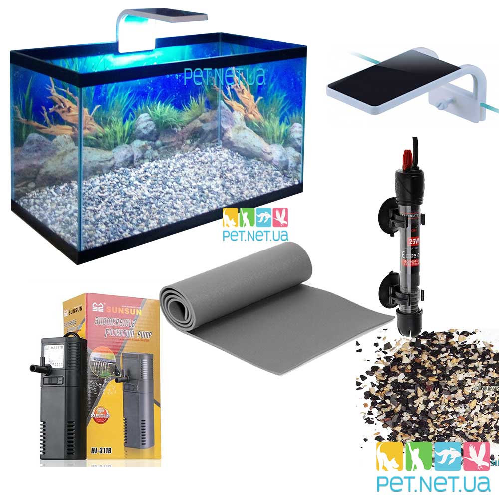 Аквариум с Led подсветкой | Купить в интернет магазине PET.NET.UA