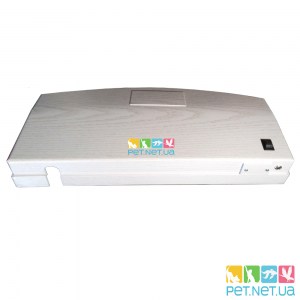Аквариум с крышкой 30 л. LED овал 42*22*35 (Белый Дуб)