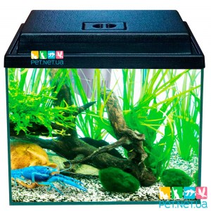 Аквариум с Крышкой LED 16 л. Прямой 30*20*25