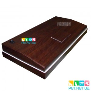 Аквариум с Крышкой 140 л. LED Прямой 80*35*54 (Венге)