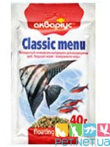 Корм для крупной аквариумной рыбки  Скалярия, Золотая рыбка