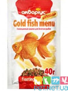 Корм для золотой аквариумной рыбки  40 г.